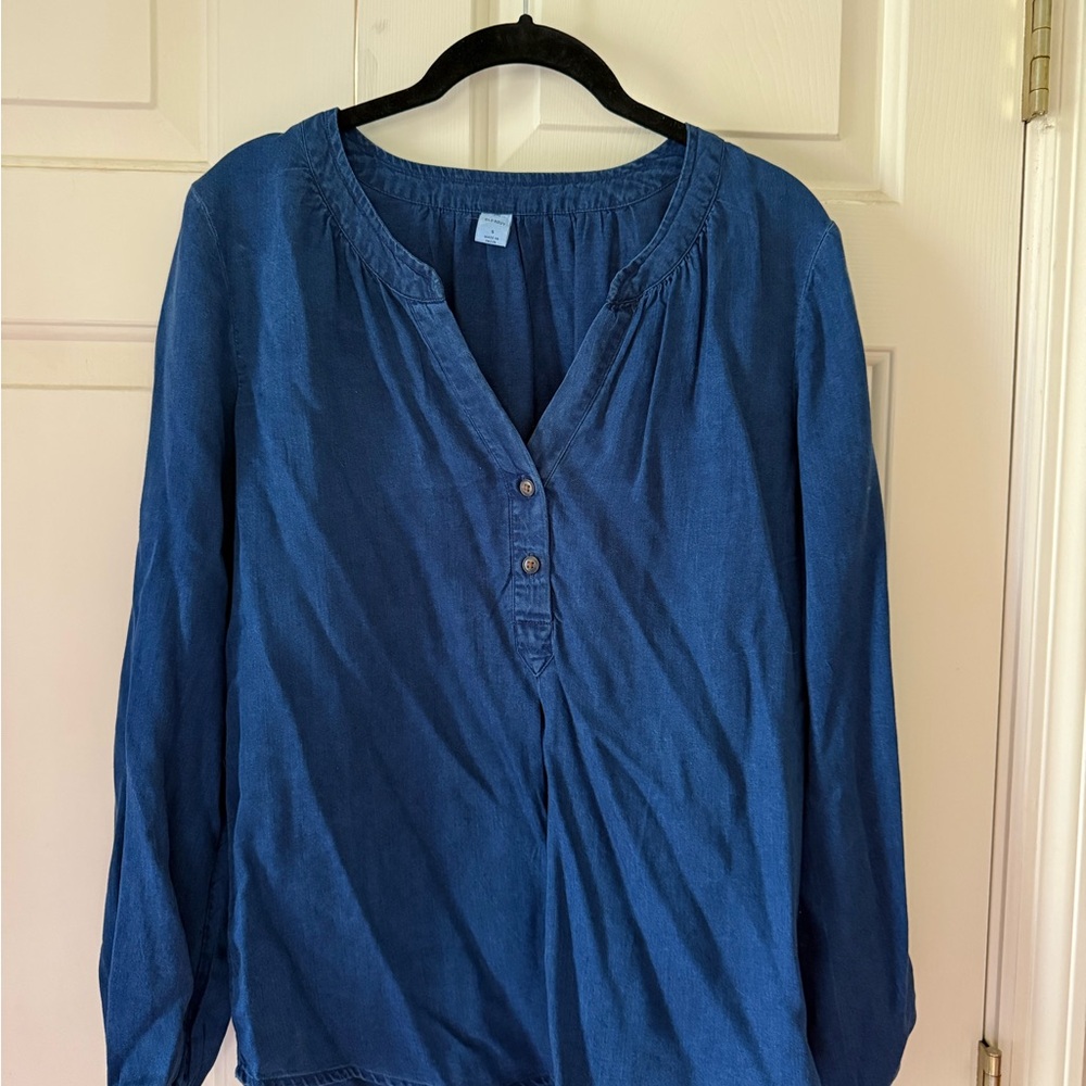 Old Navy Soft Denim Blouse